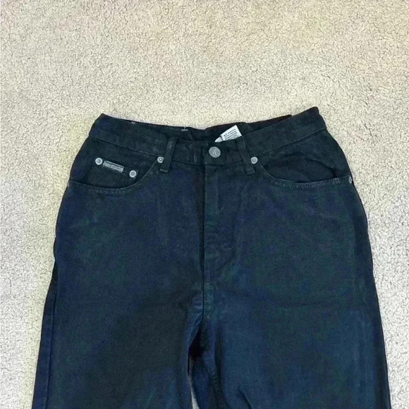 Vintage Calvin Klein high rise denim black jeans in size 6 - Picture 2 of 6